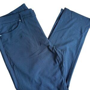 American Eagle Outfitters Mens Black Airflex + Active Slim Pants 36x30